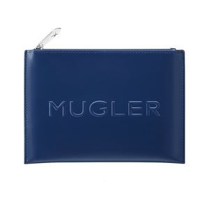 Mugler Clutch Navy